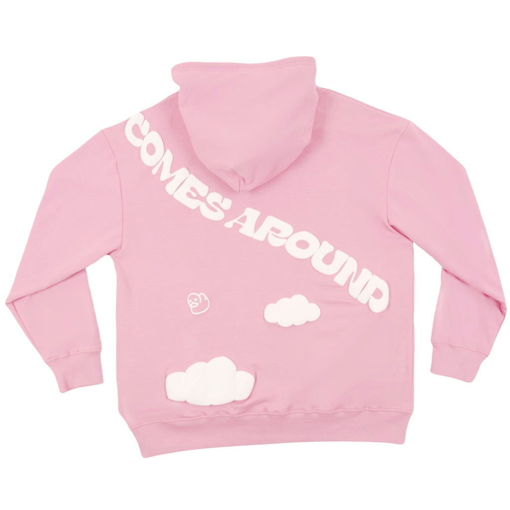 What Goes Around Deluxe Hoodie Pink
